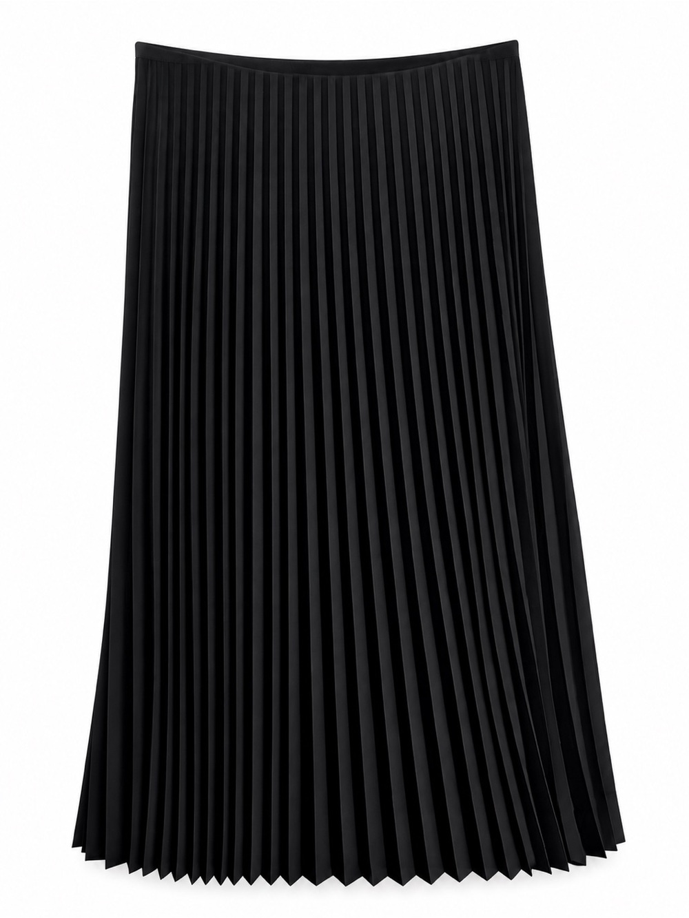 J. Crew Pleated Pull-on Midi Skirt - Picture 3 of 4